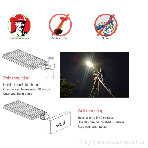 Supplier's choice High quality easy installment 5w--80w All In One LED Solar Street Light price